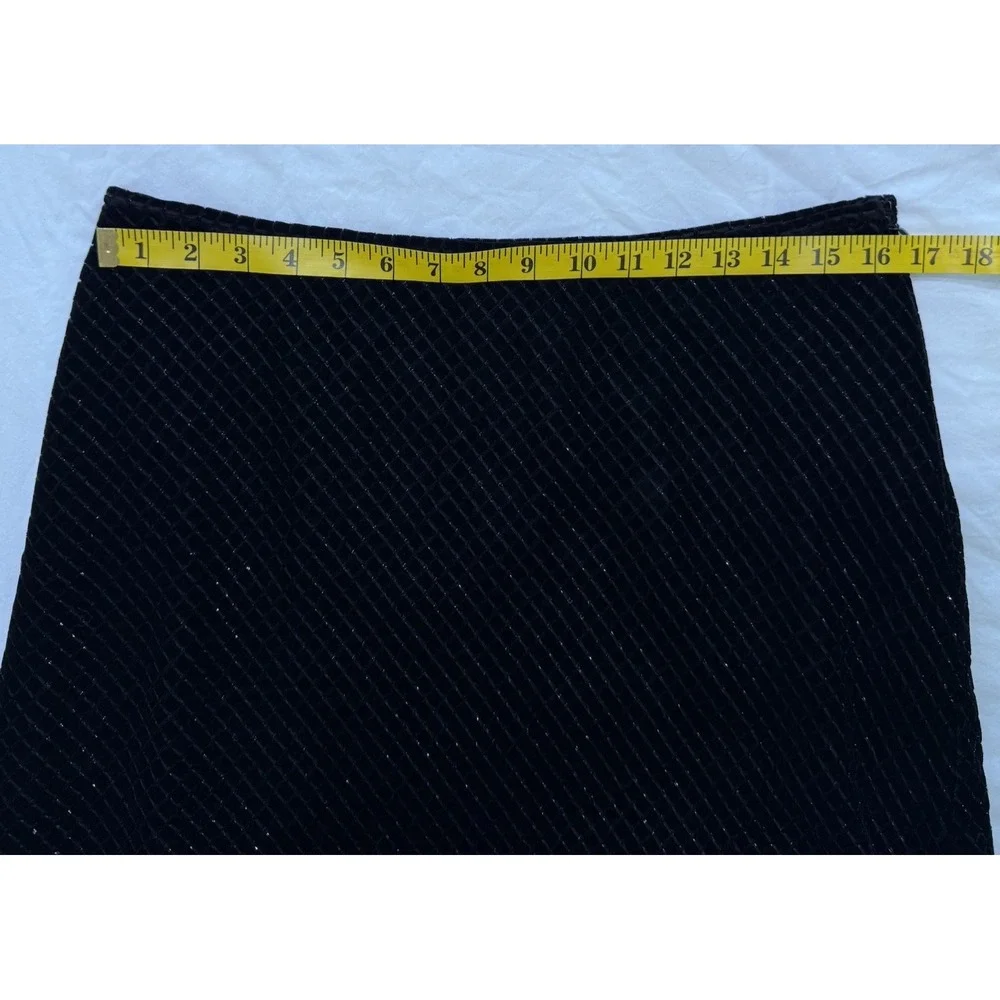 Ann Taylor Skirt 14P Party Holiday Formal Whimsigoth Velvet Sparkle Preppy Event